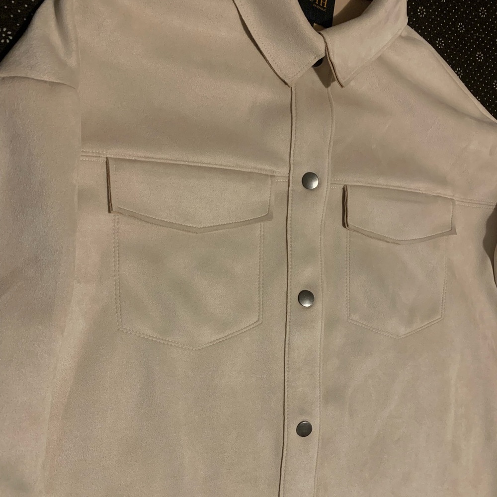 Good condition Truth by Republic faux suede jacket 💛 - Picture 2 of 12
